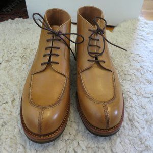 Yanko womens shoes lace-up tan/lt brown like new